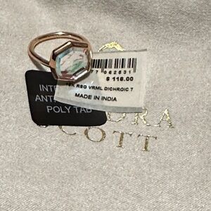 Kendra Scott Iridescent Rose Gold Ring